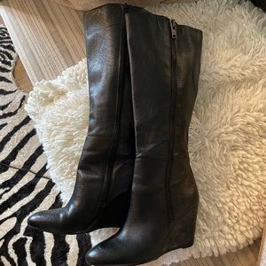 Steve Madden Wedge Leather Boots